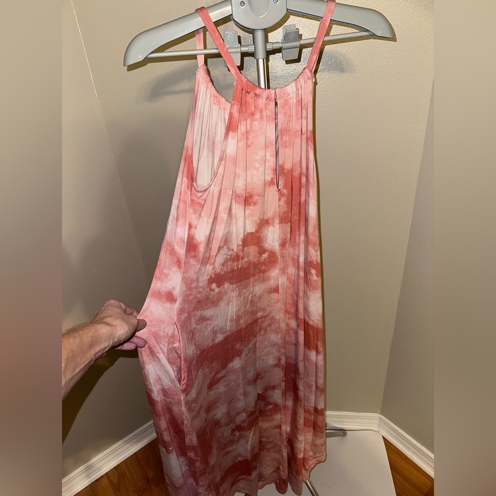 Maurices Pink Tie-Dye Maci Dress - Picture 4 of 4
